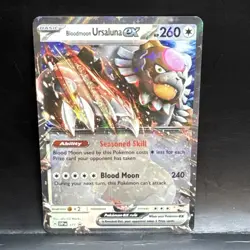 Pokemon TCG Bloodmoon Ursaluna SVP 177 ex Scarlet & Violet Black Star Promo Rare - Image 1