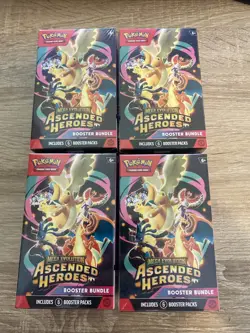 Pokemon TCG Ascended Heroes Booster Bundle X4 - In hand - Brand new ✔ - Image 1