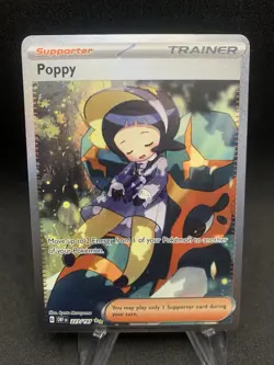 Poppy 227/197 Special Illustration Rare Obsidian Flames Pokemon Holo Near Mint - Image 1