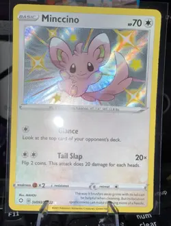 Minccino SV093/SV122 Pokemon Shining Fates: Shiny Vault Holo LP - Image 1