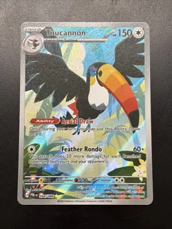 Pokemon Pitch Black PBL 094/084 Toucannon IR Holo NM - Image 1