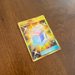 Pokemon Max Potion 164/145 Guardians Rising Gold Secret Rare Holo LP - Image 2