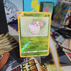 Shaymin 15/156 Pokemon Ultra prism Reverse Holo Rare TCG NM-LP - Image 2