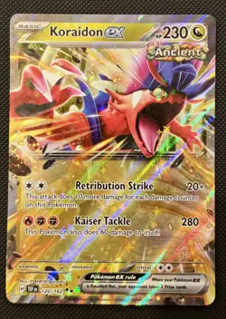 Koraidon ex 120/162 – Double Rare – Scarlet & Violet Temporal Forces – Pokemon - Image 1