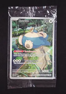 Snorlax 051 SVP Pokemon 151 ETB Promo Full Art Rare Holo New Factory Sealed - Image 1
