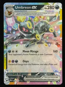 Umbreon ex 060/131 Holo Double Rare Prismatic Evolutions Near Mint - Image 1