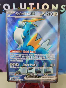 Pokemon Cobalion EX 103/086 CRI Full Art Ultra Rare Holo NM - Image 1