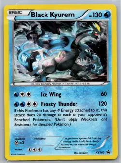 Black Kyurem - XY160 XY160 Holo P XY Promo MP / HP Pokemon - Image 1