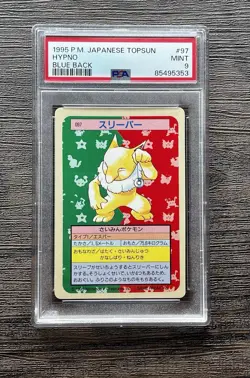 Hypno #97 Japanese Topsun 1995 Blue Back PSA 9 Pokemon TCG - Image 1