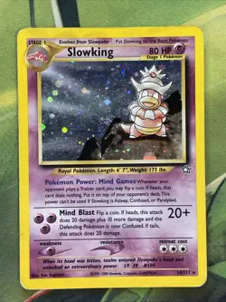 Pokemon Slowking Neo Genesis 14/111 Unlimited Holo Rare - Image 1
