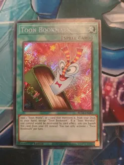 Yugioh Toon Bookmark BLCR-EN067 1ST ED NM SECRET - Image 1