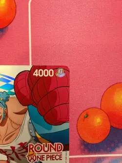 Round 1 FRANKY One Piece TCG Promo ST21-011 - ENGLISH - NM/MT - IN HAND - Image 3