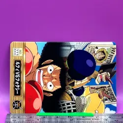 Monkey D. Luffy Foxy 222 One Piece King of Pirates Gummy Card 2004 BANDAI #842 - Image 2