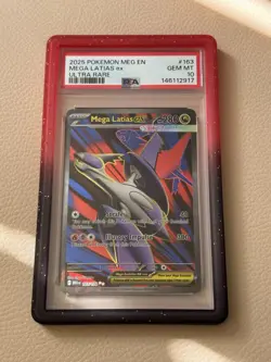 Pokemon TCG Mega Latias EX 163/132 Mega Evolution Ultra Rare PSA 10 Gem Mint - Image 1