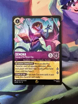 Demona Scourge of the Wyvern Clan Disney Lorcana 55/204 Legendary Set 10 - Image 1