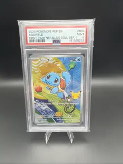 2026 POKEMON MEP PROMO FIRST PARTNER ILLUSTRATION COLLECTION #039 SQUIRTLE PSA 9 - Image 1