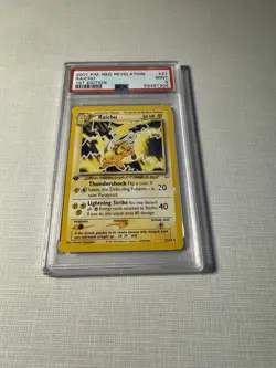 Pokemon Neo Revelation 1st Edition Non-Holo Rare Card 21/64 Raichu 2001 - Image 1