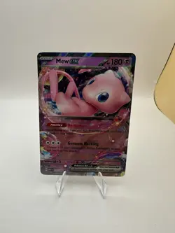 Pokemon Mew EX TCG Scarlet & Violet Holo Double Rare Card 151/165 NM/M Condition - Image 1