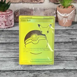 Sealed Trainer Poke Ball SWSH146 Gold Holo Foil Promo Pokemon Card 25th Anniv - Image 1