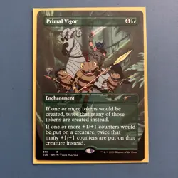 PRIMAL VIGOR MTG Secret Lair Drop #314 RARE magic the gathering frogs green - Image 1