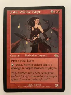 Jeska, Warrior Adept Judgment NM MTG Magic The Gathering - Image 1