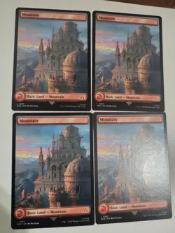 MTG ASSASSIN'S CREED MOUNTAIN 4X 107 EX-MINT FREE SHIP!!!! - Image 1