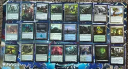 mtg commander deck, Aesi, Tyrant of Gyre Strait, Blue and Green Mana, Landfall - Image 5