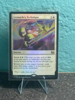 Leonardo’s Technique Foil Teenage Mutant Ninja Turtles TMNT TMT MTG Magic - Image 1