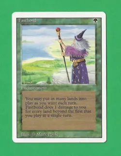 1994 Magic the Gathering - Fastbond - Revised MTG - Image 1