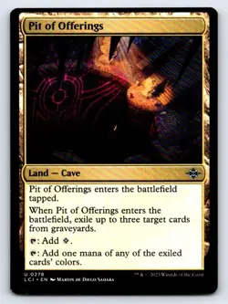 Pit of Offerings 278 Uncommon The Lost Caverns of Ixalan Magic: The Gathering LP - Image 1