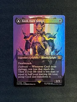 Cecil, Dark Knight Borderless Foil R 0380 Final Fantasy FIN MTG NM+ - Image 1