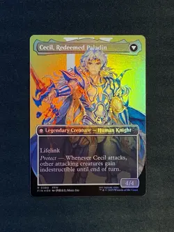 Cecil, Dark Knight Borderless Foil R 0380 Final Fantasy FIN MTG NM+ - Image 2