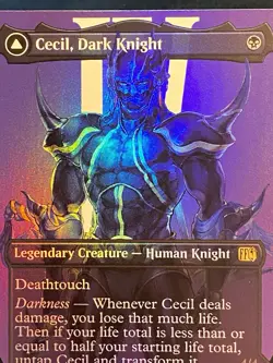 Cecil, Dark Knight Borderless Foil R 0380 Final Fantasy FIN MTG NM+ - Image 4