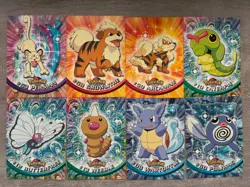 1999 Topps Pokemon TV Animation Edition - 8 CARD LOT "TV1" - Image 1