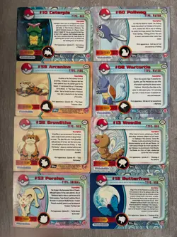 1999 Topps Pokemon TV Animation Edition - 8 CARD LOT "TV1" - Image 2