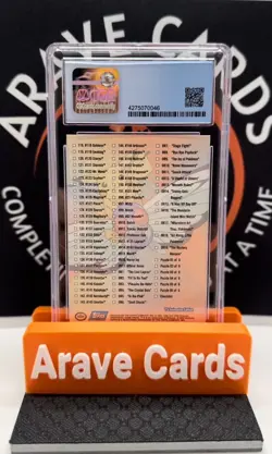 2000 Topps Pokemon TV Series 3 Checklist Silver Foil CGC 9 - Image 3
