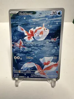 Goldeen 087/084 Illustration Rare IR Full Art Pitch Black Pokemon - Image 1