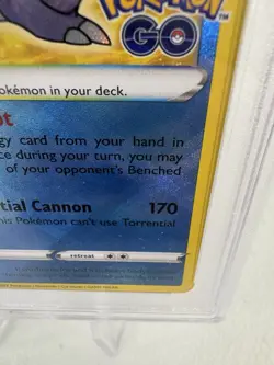 Pokemon Go 2022 Radiant Blastoise #018 PSA 10 - Image 5
