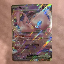 Pokemon TCG Mew EX 151/165 Scarlet & Violet Holo Double Rare - Image 1