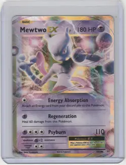 Pokemon TCG XY - Evolutions #52/108 Mewtwo EX NM - Image 1