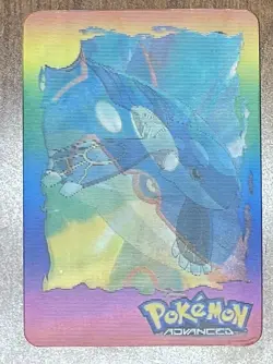 Pokemon Advanced 2004 Panini - Kyogre Lenticular Action Card #101 - Image 1