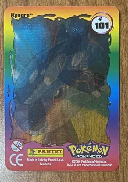 Pokemon Advanced 2004 Panini - Kyogre Lenticular Action Card #101 - Image 2