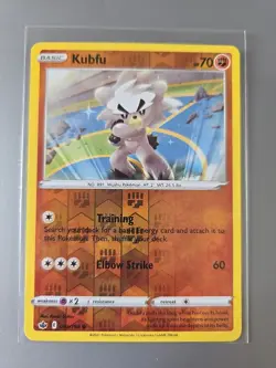 Kubfu 093/198 Chilling Reign NM POKEMON Reverse Holo - Image 1