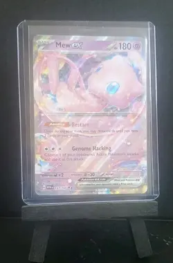 Pokemon Scarlet and Violet 151 Mew ex 151/165 Double Rare English - Image 3