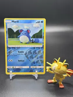 Marill 34/147 Pokemon Sm-Burning Shadows Reverse Holo - NM - Image 1