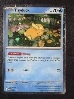 Pokemon TCG Mega Evolutions Psyduck 007 Golduck 008 Black Star Promo Holo - Image 2