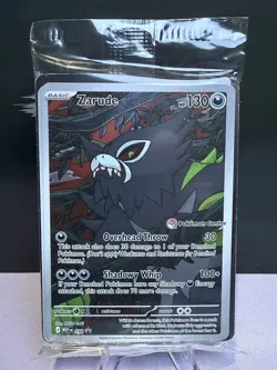 Zarude MEP 088 Pokemon Center Stamped Black Star Promo SEALED! - Image 1