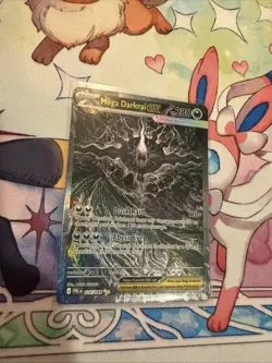 Pokemon TCG Mega Darkrai ex 116/084 Me05: Pitch Black Holo SIR MINT/Near Mint - Image 2