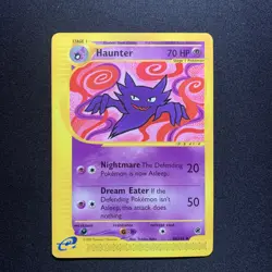 Pokemon TCG Expedition Base Set Haunter Card 80/165 Regular - Image 1