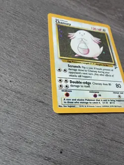 Pokemon TCG Chansey 003/130 Base Set Holo Rare SWIRL 2000 - Great Condition! - Image 3